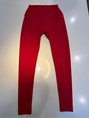 SET Active AirLuxe Red High-Rise Performance Leggings